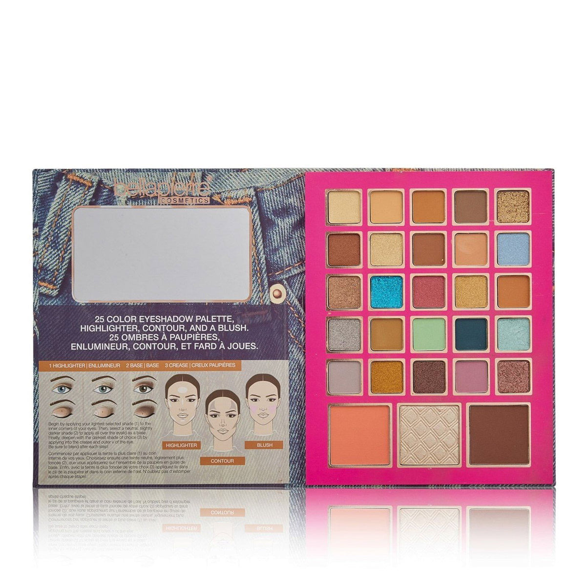 Bellapierre, 90's Glam, Multi-use, Για το Πρόσωπο Palette, 42.5