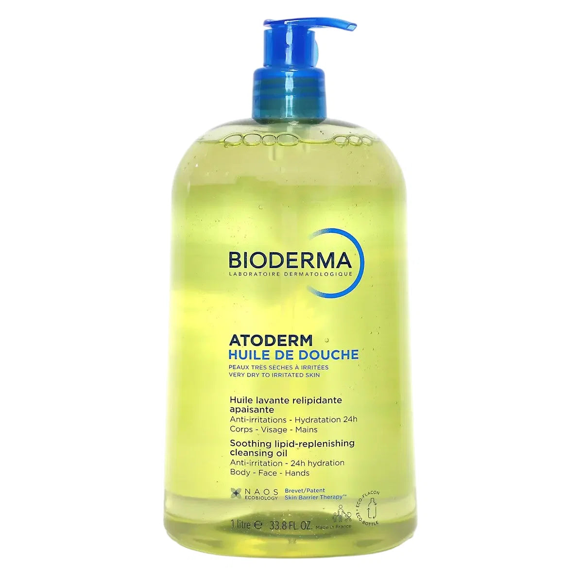 Bioderma, Atoderm, Κατά των Ερεθισμών, Shower Oil, Για Πρόσωπο & Σώμα, For Very Dry To Atopic Sensitive Skin, 1000 ml