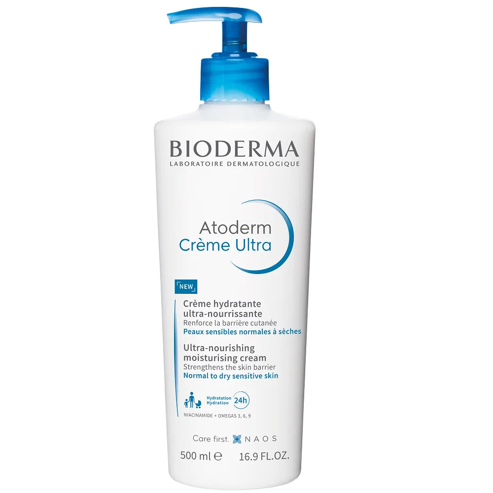 Bioderma, Atoderm Creme Ultra, Ultra-Θρεπτική/Ενυδατική, Κρέμα Σώματος, Day & Night, 500 ml