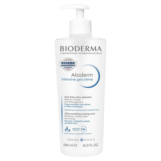 Bioderma, Atoderm Intensive, Ultra-Καταπραϋντικό, Gel Cream, Για το Πρόσωπο & Body, 500 ml