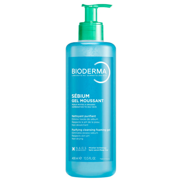 Bioderma, Sebium, Καθαριστικό, Gel Καθαρισμού, Για το Πρόσωπο, 400 ml