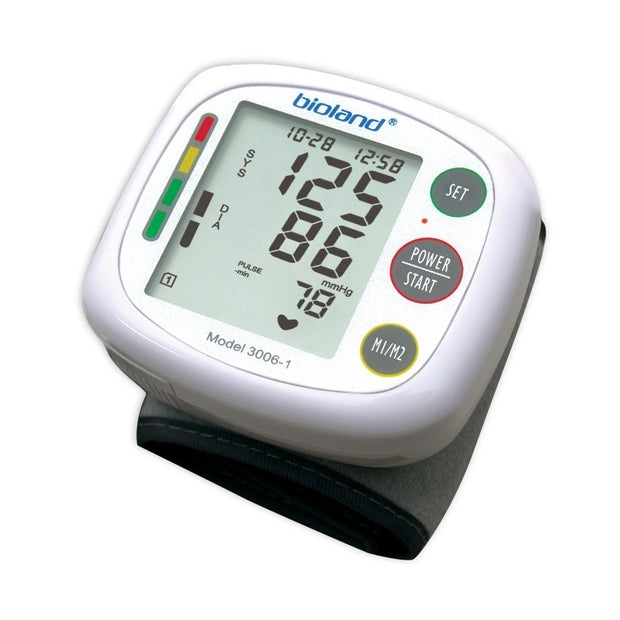 Bioland, Bioland, Digital, Blood Pressure Monitors, Wrist, Automatic, Oscillometric, Battery, Unisex