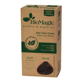 Biomagic, Biomagic, Keratin & Argan Oil, Permanent Hair Dye, 55.07, 250 ml *Tester
