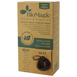 Biomagic, Biomagic, Keratin & Argan Oil, Permanent Hair Dye, 55.21, 250 ml *Tester
