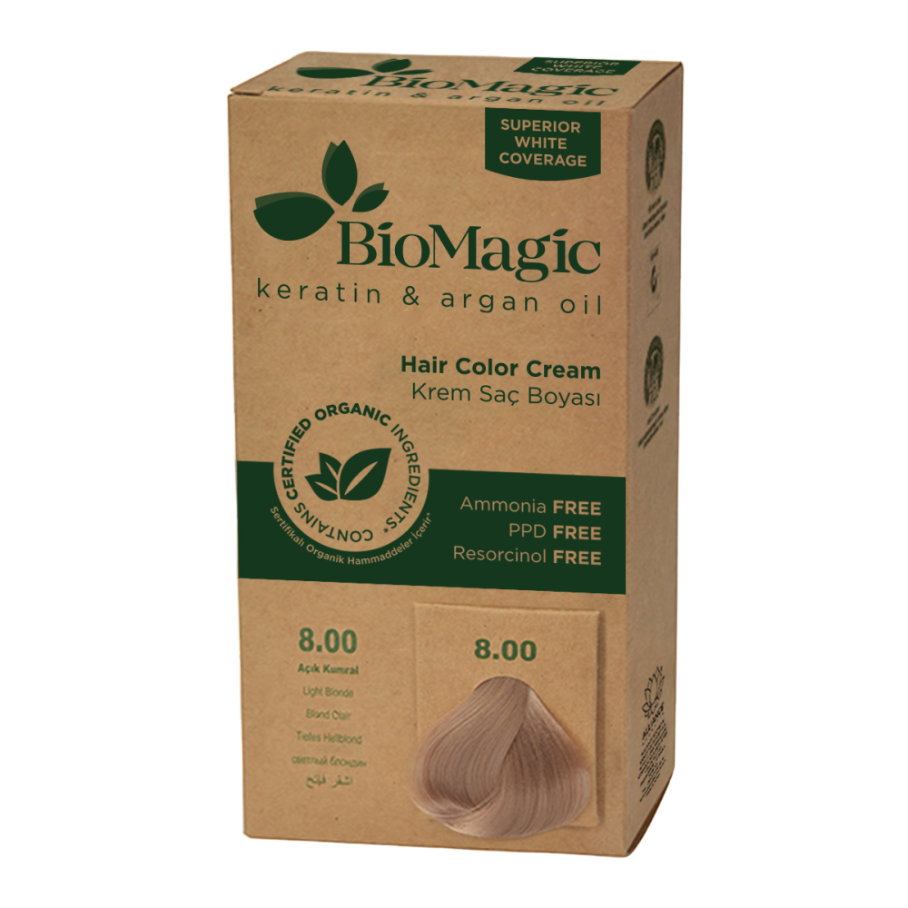 Biomagic, Biomagic, Keratin & Argan Oil, Μόνιμη Βαφή Μαλλιών, 8.00, 250 ml *Tester