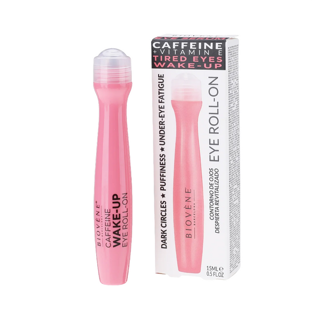 Biovene, Caffeine + Vitamin E Tired Eyes Wake-up, Ενυδατικό, Eye Roll-On, 15 ml