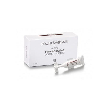 Set, Bruno Vassari, Anti Stress, Αναζωογόνησης, Concentrate, Για το Πρόσωπο, 10 pcs, 3 ml