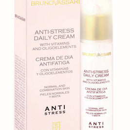 Bruno Vassari, Anti Stress, Vitamin A, Anti-Fatigue, Daily, Κρέμα Προσώπου/Neck & Decolette, 50 ml
