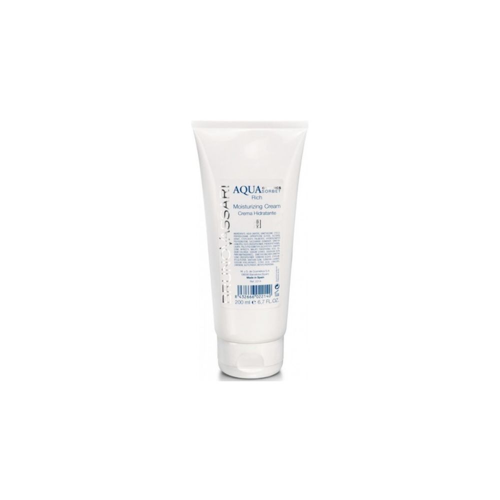 Bruno Vassari, Aqua Genomics Sorbet, Hyaluronic Acid, Ενυδατική, Rich Cream, Για το Πρόσωπο, 200 ml