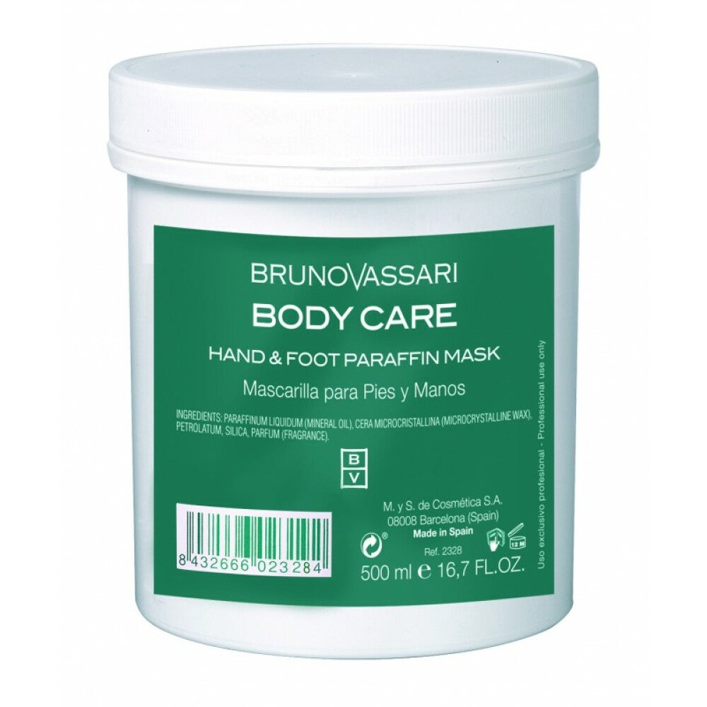 Bruno Vassari, Body Care, Paraffin, Ενυδατική, Body Gel Mask, For Hands & Feet, 500 ml