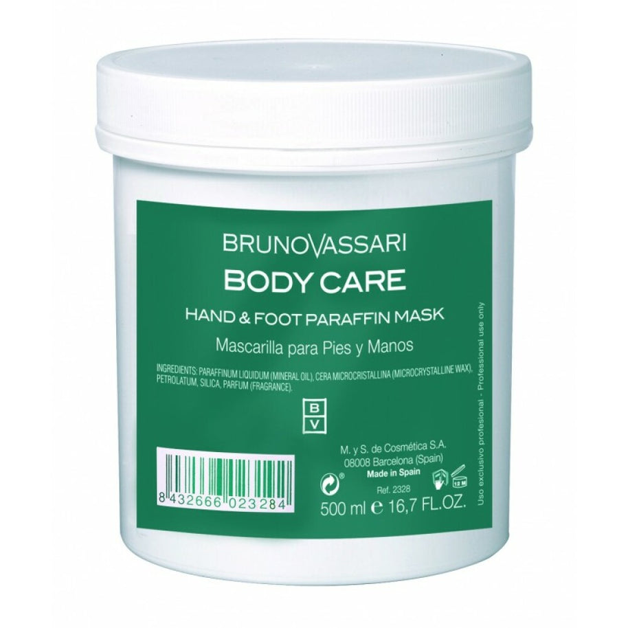 Bruno Vassari, Body Care, Paraffin, Ενυδατική, Body Gel Mask, For Hands & Feet, 500 ml