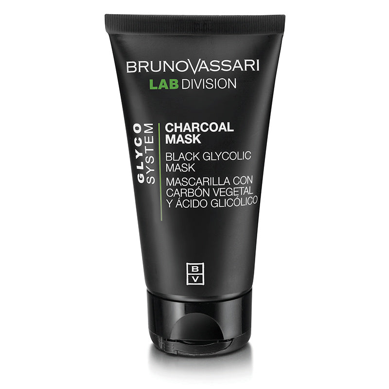 Bruno Vassari, Glyco System, Charcoal, Exfoliating, Cream Mask, Για το Πρόσωπο, 65 g *Tester
