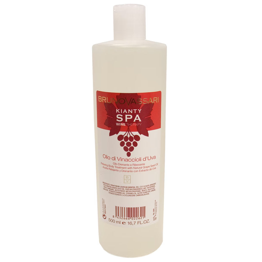 Bruno Vassari, Kianty SPA, Grape, Αντιγήρανσης, Massage Oil, Dry Oil, 500 ml