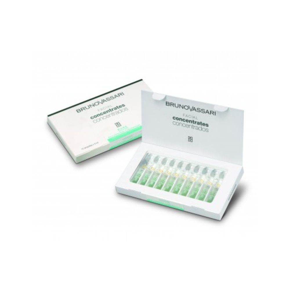 Set, Bruno Vassari, Pure Solutions, Niacinamide, Εξυγίανσης, Ampoules Treatment Serum, For Oiliness, Για το Πρόσωπο, Γυναικείο, 10 pcs, 2 ml