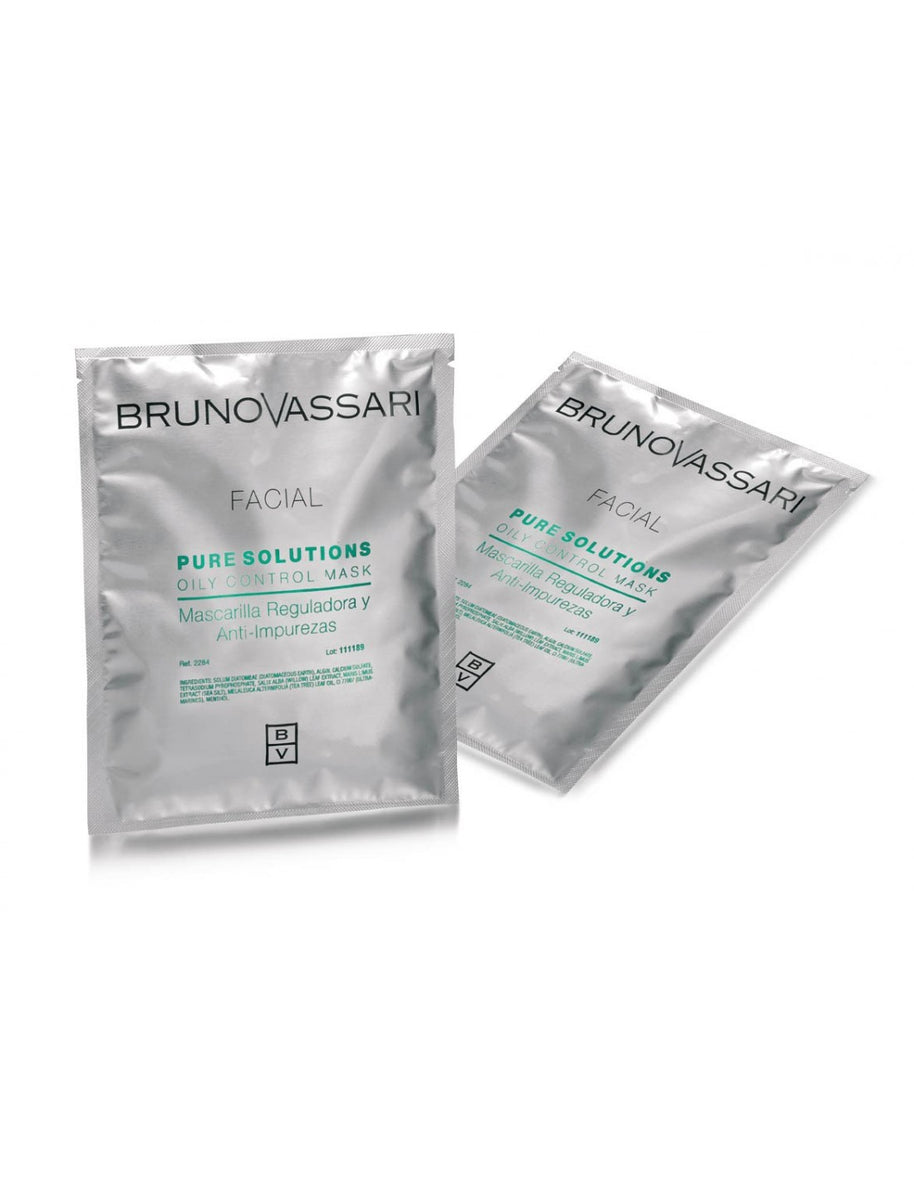 Set, Bruno Vassari, Pure Solutions, Tea Tree Oil, Καθαρισμού, Peel-Off Mask, Για το Πρόσωπο, 6 pcs, 30 g