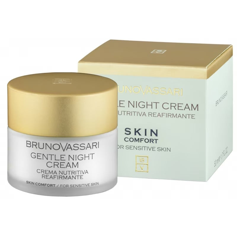 Bruno Vassari, Skin Comfort, Perfume-Free, Ενυδατική & Ανάπλασης, Κρέμα Νύχτας Για το Πρόσωπο, 50 ml