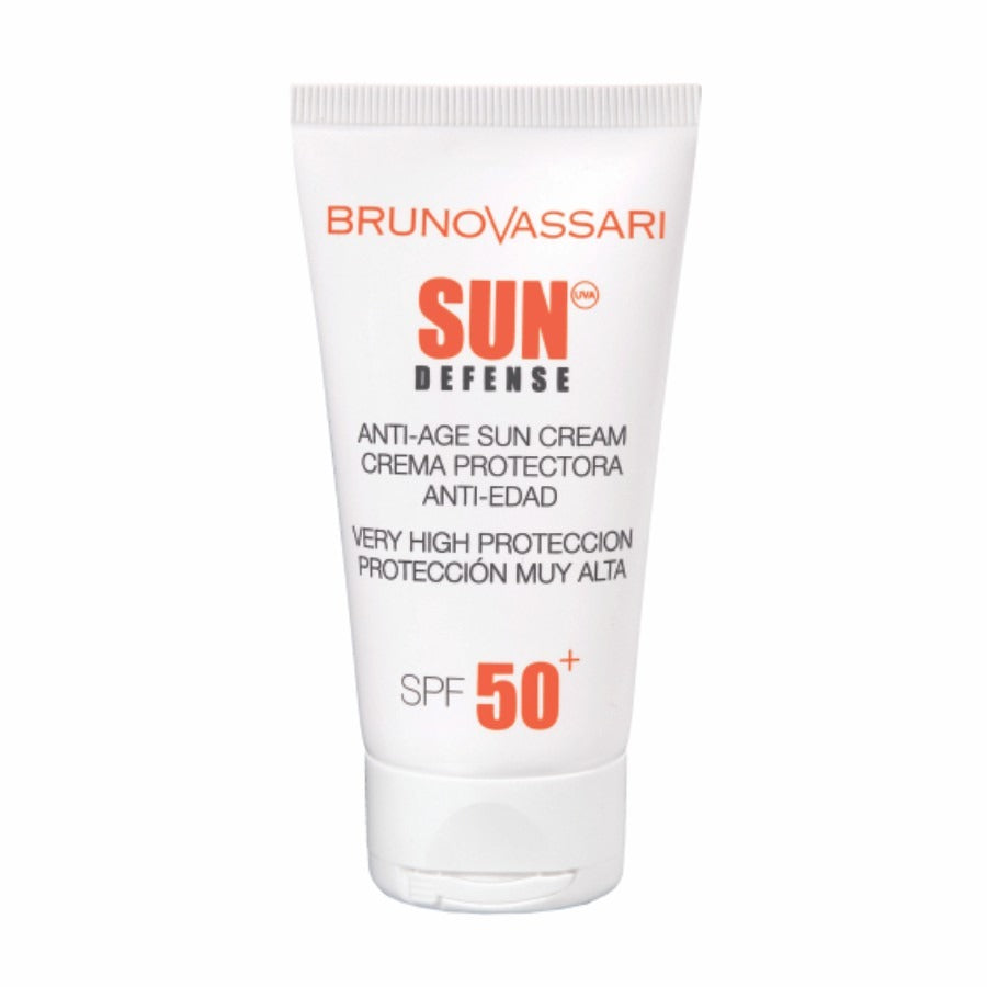 Bruno Vassari, Sun Defense, Vitamin E, UV Protection, Αντηλιακή Κρέμα, Για το Πρόσωπο, SPF 50+, 50 ml