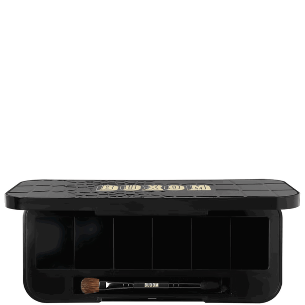 Buxom, Buxom, Empty Σκιά Ματιών Case, Black, With 6 Slots