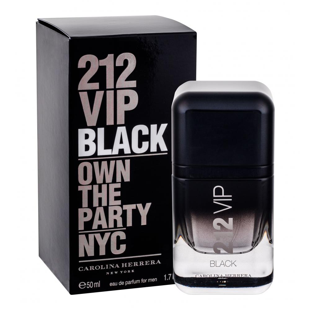 Carolina Herrera, 212 VIP Black, Eau De Parfum, Για Άνδρες, 50 ml