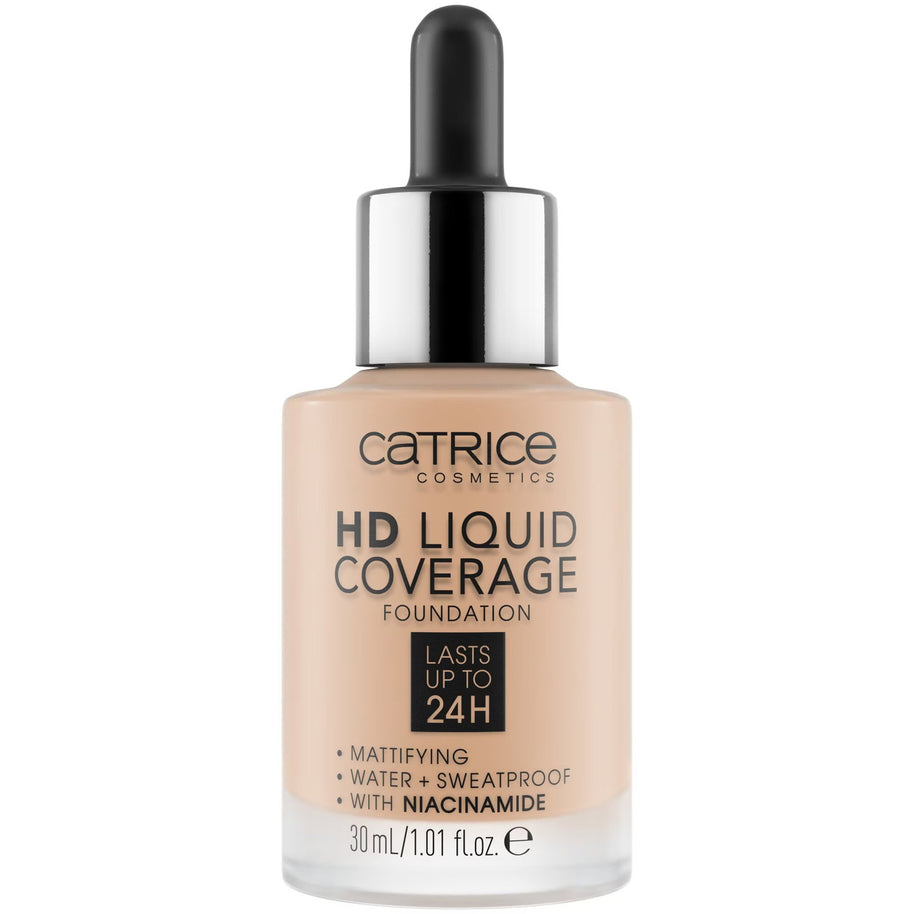 Catrice, HD, Vegan, Matte, Υγρό Foundation, 10, Light Beige, 30 ml