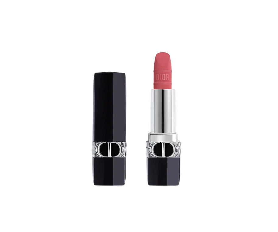 Christian Dior, Dior Rouge, Satin Matte, Cream Κραγιόν, 757, Pink Paw, 3.5 g