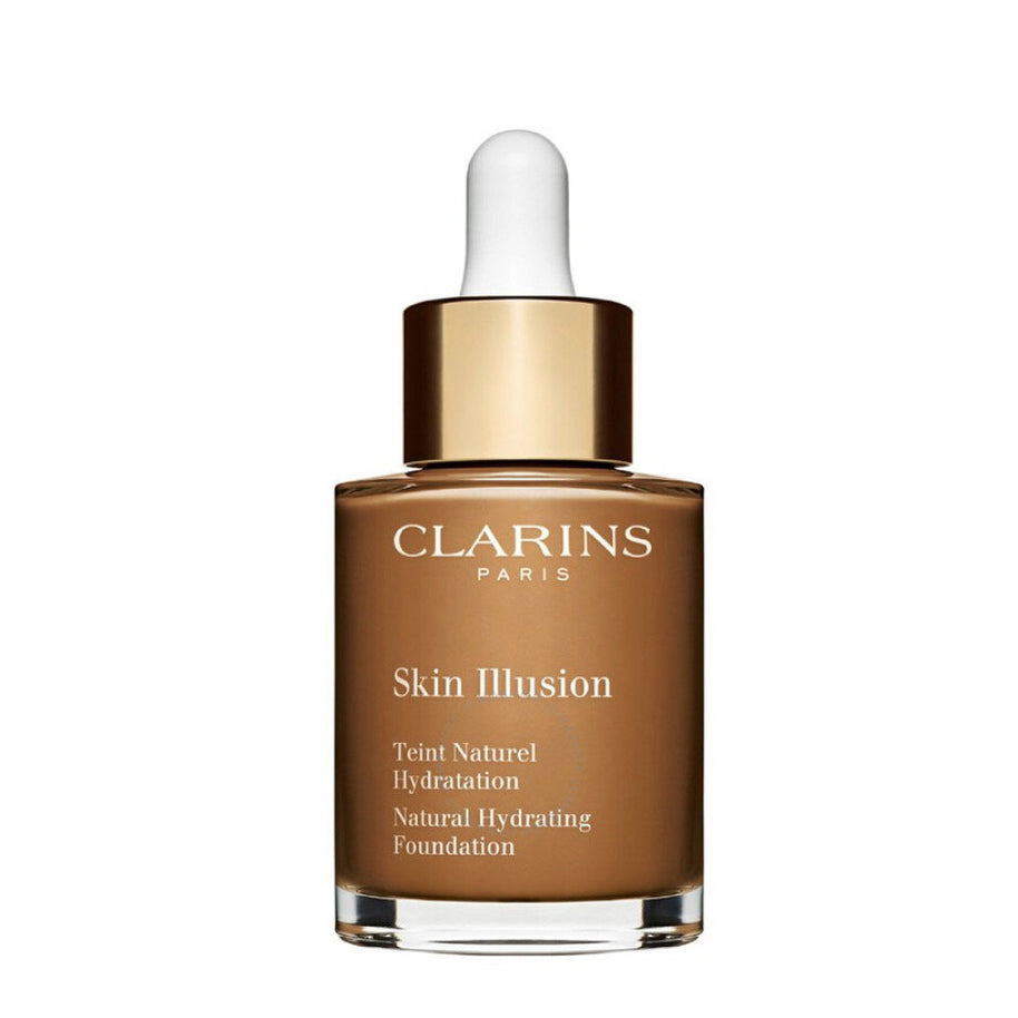 Clarins, Skin Illusion, Colour Correcting, Liquid Foundation, 118, 5, Chocolate Natural, SPF 15, 30 ml *Tester