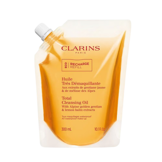Clarins, Total, Alpine Herbs, Makeup Removing, Καθαρισμού Oil, Για το Πρόσωπο & Eyes, Refill, 300 ml
