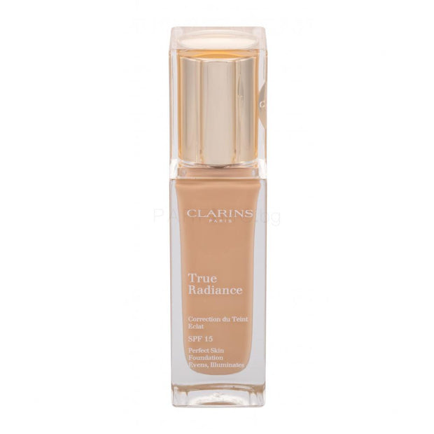 Clarins, True Radiance, Υγρό Foundation, 110, Honey, SPF 15, 15 ml *Tester
