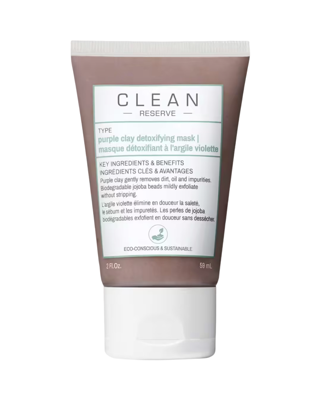 Clean, Reserve - Purple Clay, Detoxifying, Μάσκα Αργίλου, 59 ml