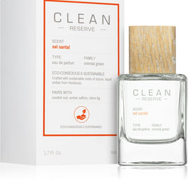 Clean, Reserve - Sel Santal, Eau De Parfum, Unisex, Refill, Επαναγεμιζόμενο, 50 ml
