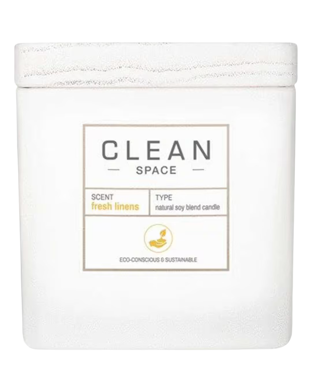 Clean, Space Fresh Linens, Αρωματικό Κερί, 227 g