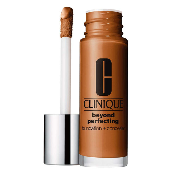 Clinique, Beyond Perfecting, Fragrance Free, Matte Finish, Υγρό Foundation & Concealer 2-In-1, CN 28, Clove, 30 ml *Tester