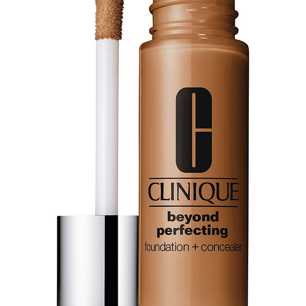 Clinique, Beyond Perfecting, Χωρίς Parabens, Matte Finish, Υγρό Foundation & Concealer 2-In-1, 11, Honey, 30 ml *Tester