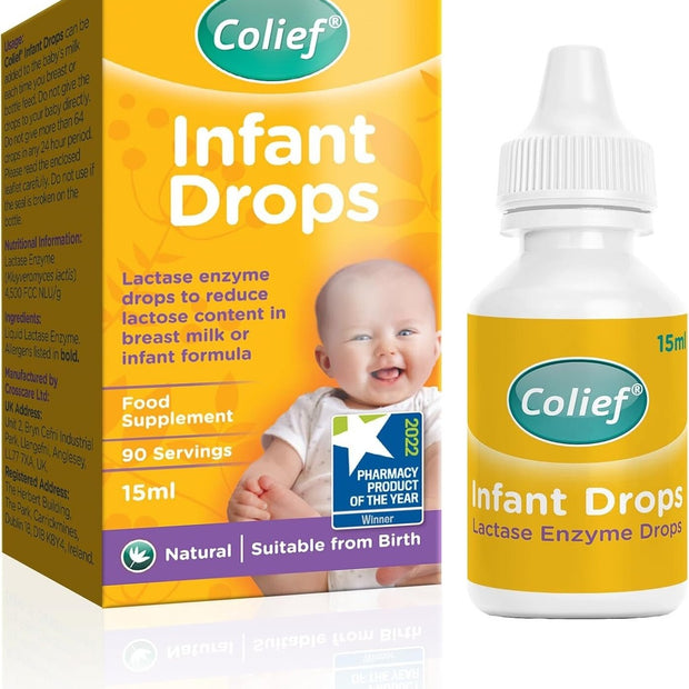 Colief, Infant Drops, Lactase Enzyme, Anti-Colic, Drops, 15 ml