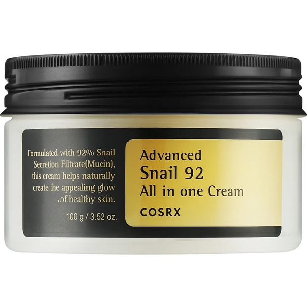 Cosrx, Advanced Snail 92, Snail Extract, Ενυδατικό & Θρεπτικό, Κρέμα Προσώπου, 100 ml