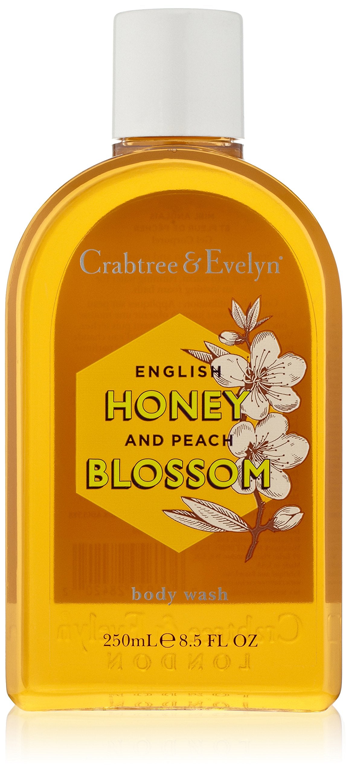 Crabtree & Evelyn, Honey & Peach Blossom, Ενυδατικό, Αφρόλουτρο, 250 ml