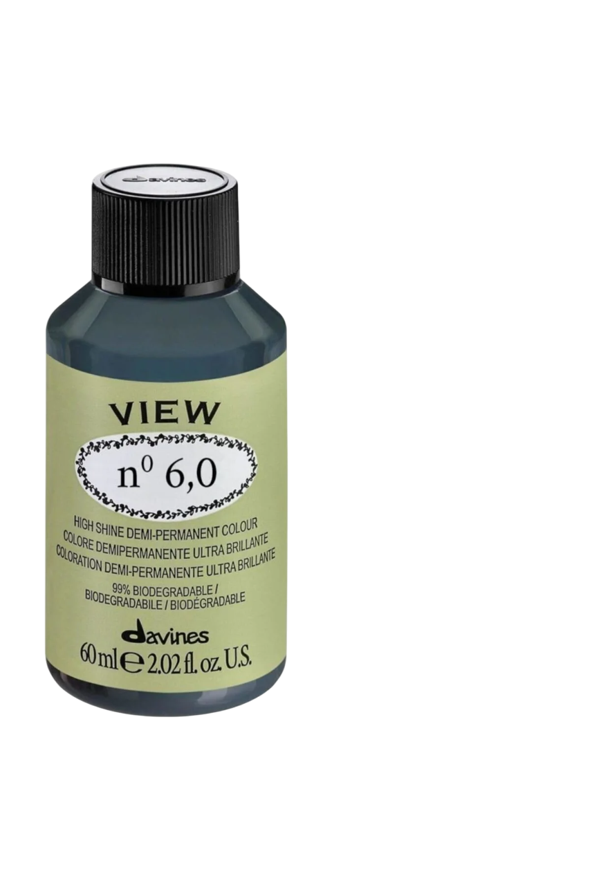 Davines, View, Demi-Permanent Hair Dye, 6.0, 60 ml