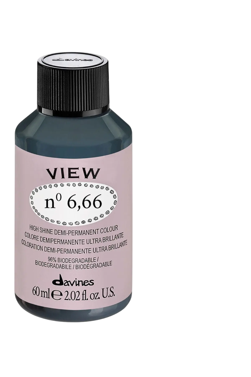 Davines, View, Demi-Μόνιμη Βαφή Μαλλιών, 6.66, 60 ml