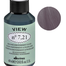 Davines, View, Demi-Permanent Hair Dye, 7.21 Gloss, 60 ml