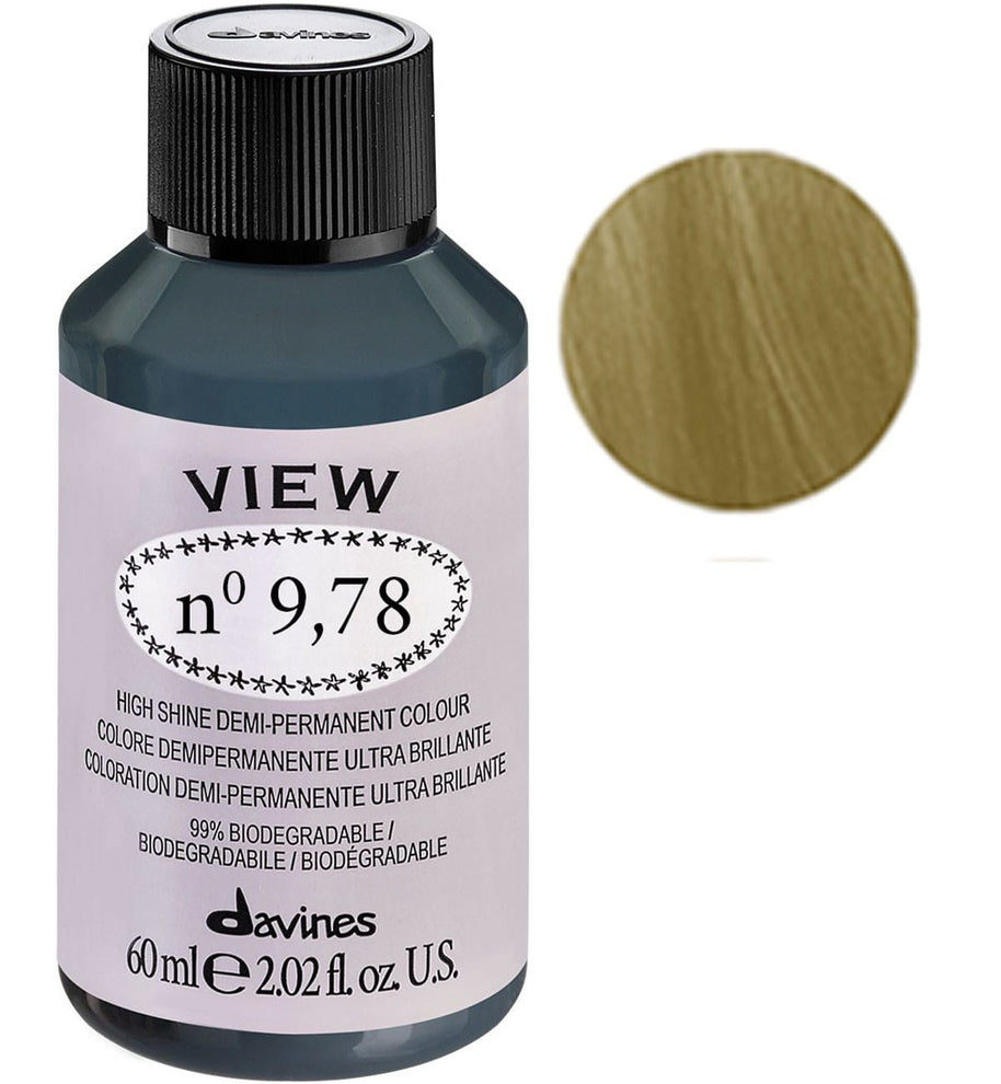 Davines, View, Demi-Μόνιμη Βαφή Μαλλιών, 9.78 Gloss, 60 ml