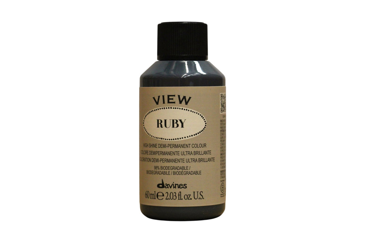 Davines, View, Demi-Μόνιμη Βαφή Μαλλιών, Ruby, 60 ml