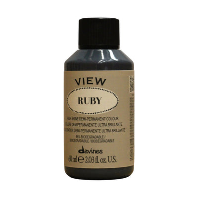 Davines, View, Demi-Μόνιμη Βαφή Μαλλιών, Ruby, 60 ml