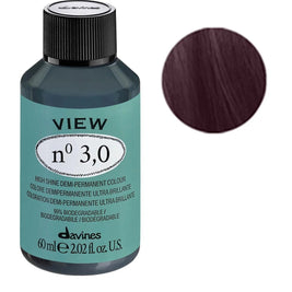 Davines, View, Hair Colouring Cream Toner, 3.0 Dark Brown, 60 ml