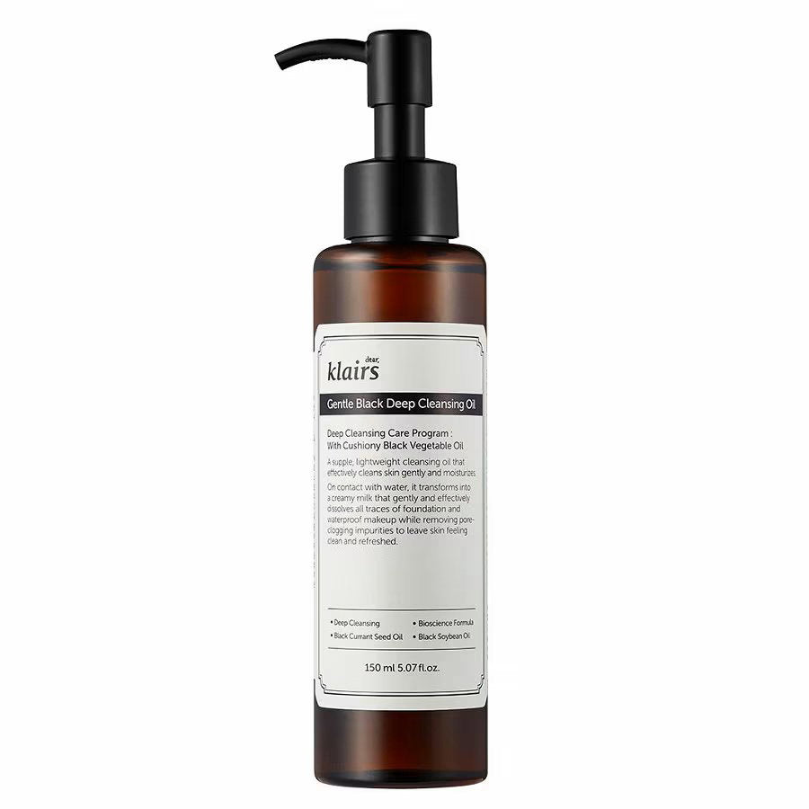 Dear Klairs, Gentle Black, Ενυδατικό, Καθαρισμού Oil, Για το Πρόσωπο, 150 ml