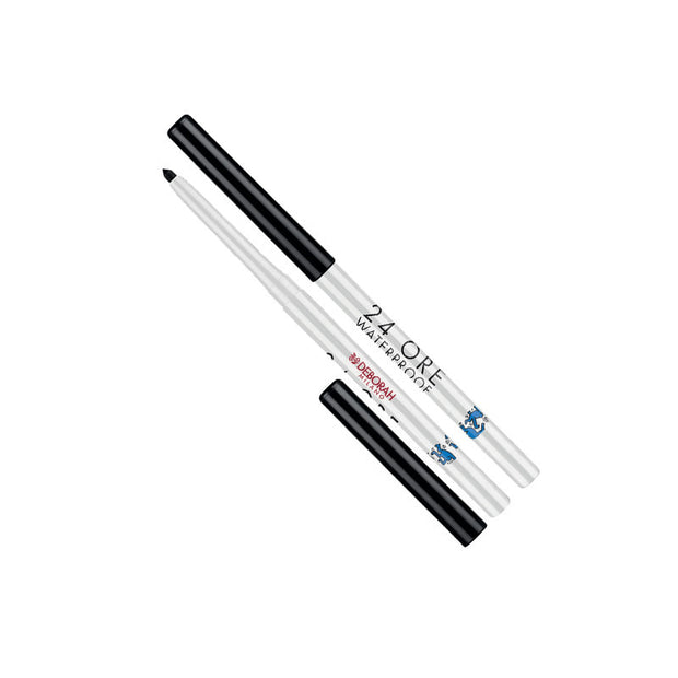 Deborah, 24 Ore Keith Haring, Αδιάβροχο, Retractable, Μολύβι Eyeliner, Black, 0.3 g