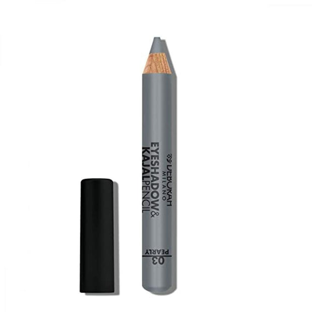 Deborah, Deborah, Blending, Σκιά Ματιών & Kajal Eyeliner 2-In-1, 3, Silver, 2 g