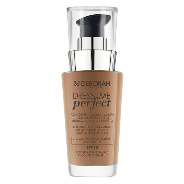 Deborah, Dress Me Perfect, Υγρό Foundation, 05, Amber, SPF 15, 30 ml *Tester