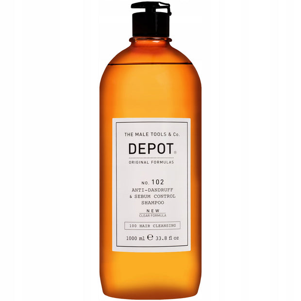 Depot, 100 Hair Καθαρισμού No. 102 Clear Formula, Botanical Complex, Σαμπουάν, Κατά της Πιτυρίδας & Sebum Control, 1000 ml