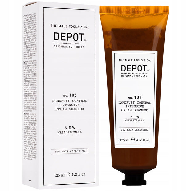 Depot, 100 Hair Καθαρισμού No. 106 Clear Formula, Pro-Vitamin B5, Σαμπουάν, Κατά της Πιτυρίδας, 125 ml