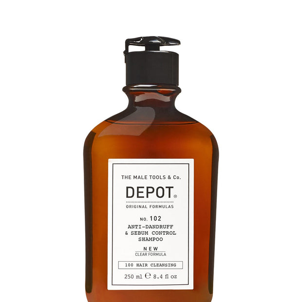 Depot, 100 Hair Καθαρισμού No. 102, Botanical Complex, Σαμπουάν, Κατά της Πιτυρίδας & Sebum Control, 250 ml